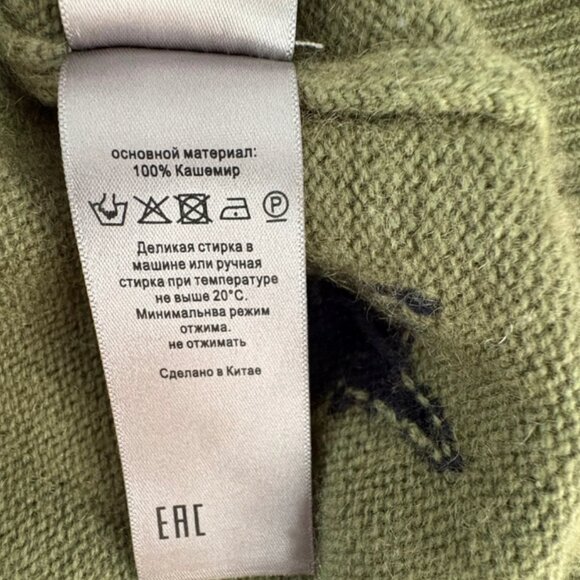 Zadig & Voltaire 100% Cashmere Star Sweater - Rock Chic Luxury Size M - Picture 11 of 13